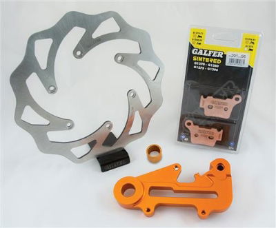 GALFER KTM/HSQ OVERSIZE REAR DISC/PADS/MOUNT 240mm