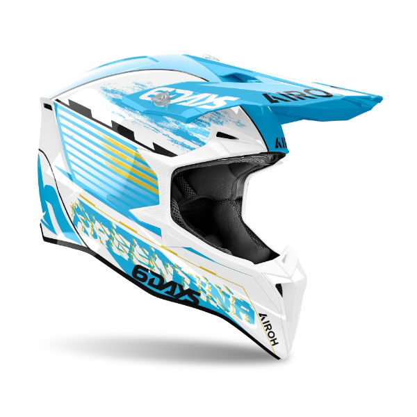 Airoh Wraaap Six Days Argentina 2023 Gloss MX Helmet