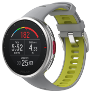 Polar Vantage V2+HR Watch - Silver & Grey/Lime