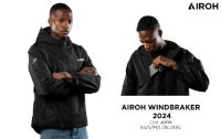 Airoh Black Windbreaker