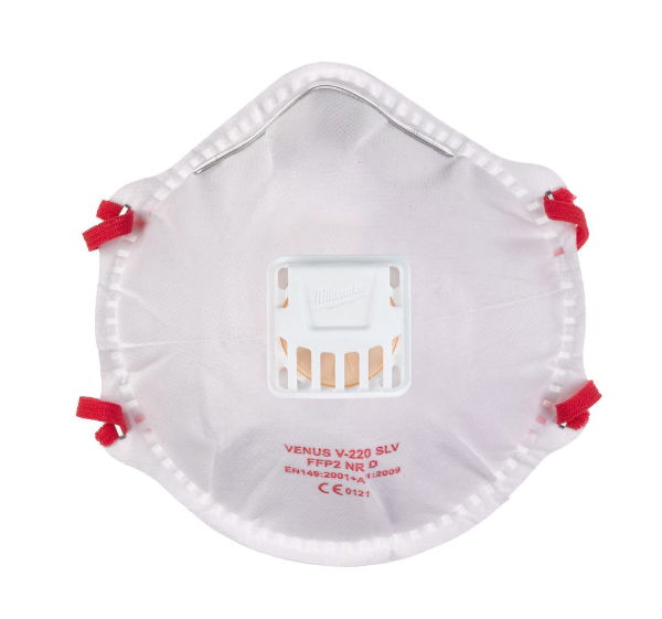 MILWAUKEE FFP2 RESPIRATOR WITH VALVE - 10pcs