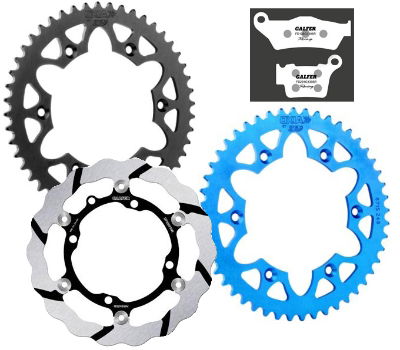 Disc/Pads/Sprocket Options