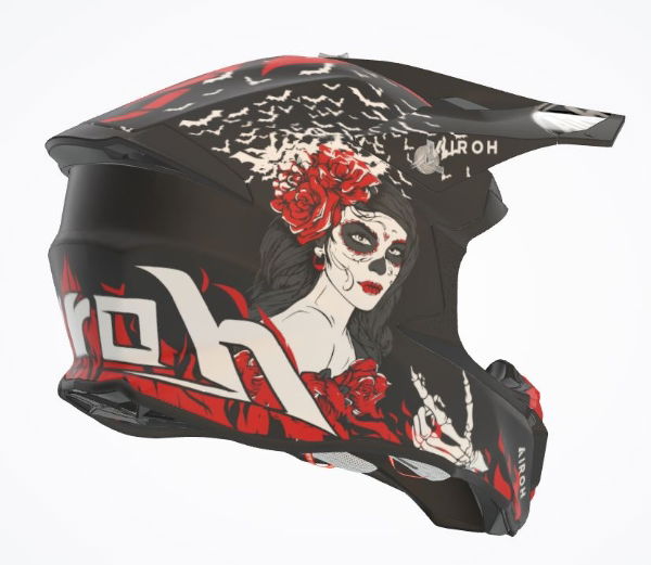 Airoh Twist 2.0 Hell Matt MX Helmet