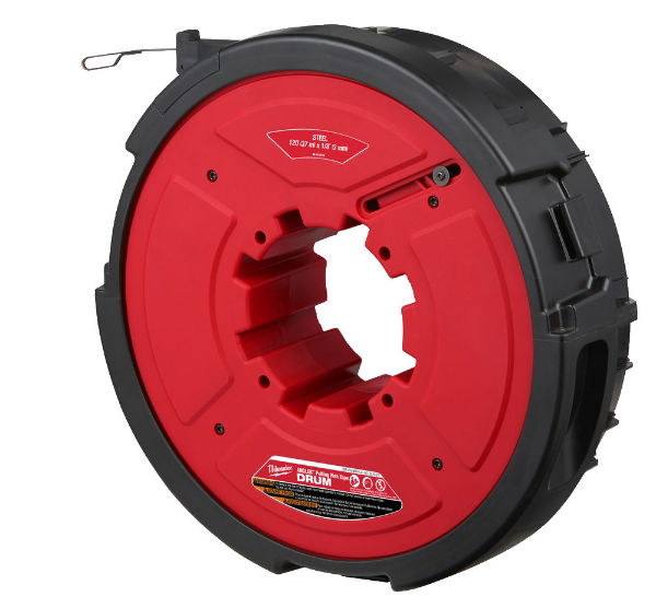 MILWAUKEE 72M STEEL FISH TAPE DRUM