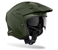 Airoh Kombakt Military Matt Green Trials Helmet
