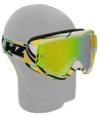 HZ BLAZING GREEN MX GOGGLES