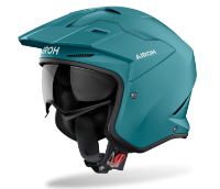 Airoh Kombakt Petrol Matt Green Trials Helmet