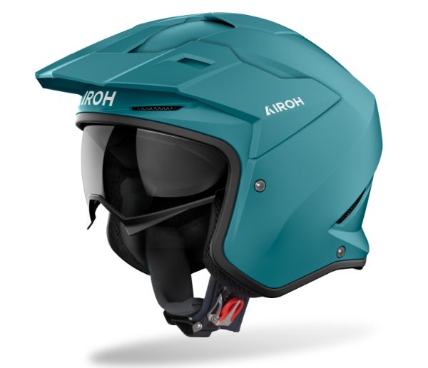 Airoh Kombakt Petrol Matt Green Trials Helmet