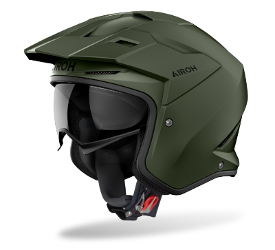 Airoh Kombakt Military Matt Green Trials Helmet
