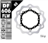 GALFER DF606FLW 260x3.2mm FLOATING FRONT WAVEY DISC