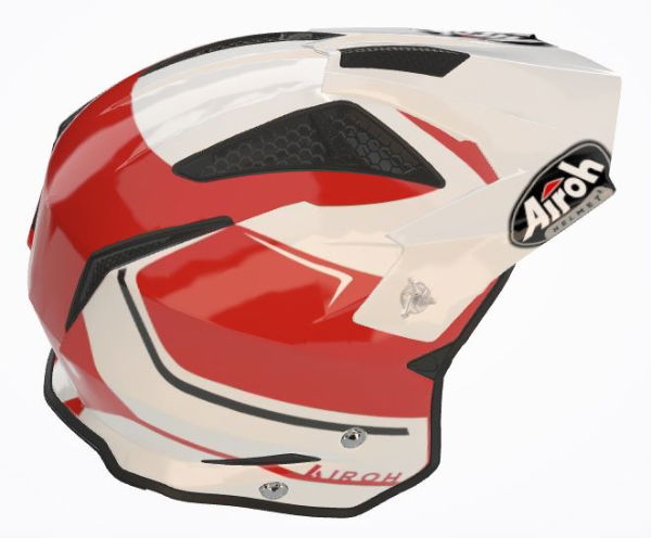 Airoh TRRS Keen Red Gloss Trials Helmet