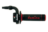 DOMINO KRE 03 MX THROTTLE PUSH-PULL - RED/BLACK GRIPS