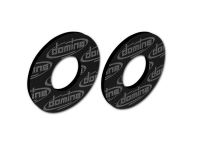 DOMINO BLACK GRIP PADS - DOUGHNUTS - PAIR