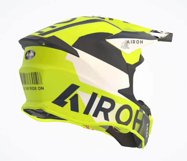 Airoh Twist 2.0 Lift Matt Yellow MX Helmet