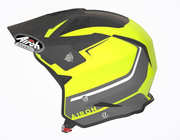 Airoh TRRS Keen Matt Yellow Trials Helmet