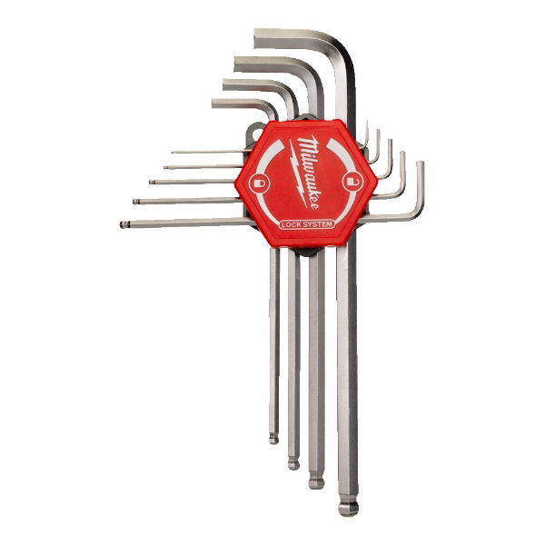 MILWAUKEE 9pc ALLEN HEX KEY SET