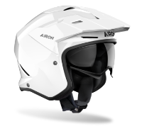 Airoh Kombakt Gloss White Trials Helmet