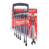 MILWAUKEE 7PC MAX BITE RATCH. COMBI. SPANNER SET