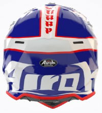 Airoh Wraap Youth Broken Blue/Red MX Helmet