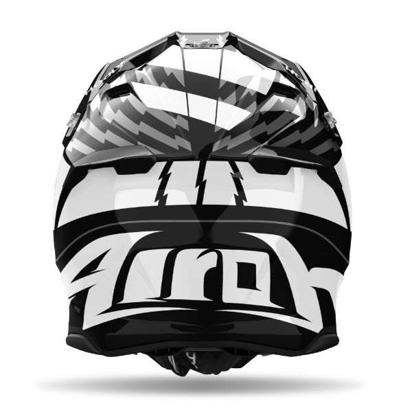 Airoh Twist 3 Thunder Black/White Gloss MX Helmet