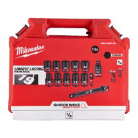 Milwaukee 1/2 ShW Hex Standard Socket Set - 13pc