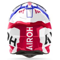 Airoh Strycker Brave Blue/Red Gloss MX Helmet