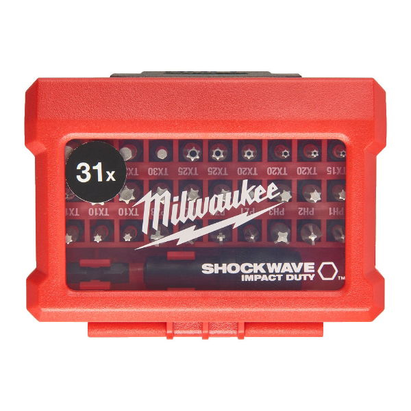 MILWAUKEE 31pc ShW. SCREW DRIVER BIT SET