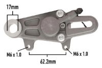 BRAKTEC REAR CALLIPER BETA EVO 80 - ALL HONDA-MONTESA