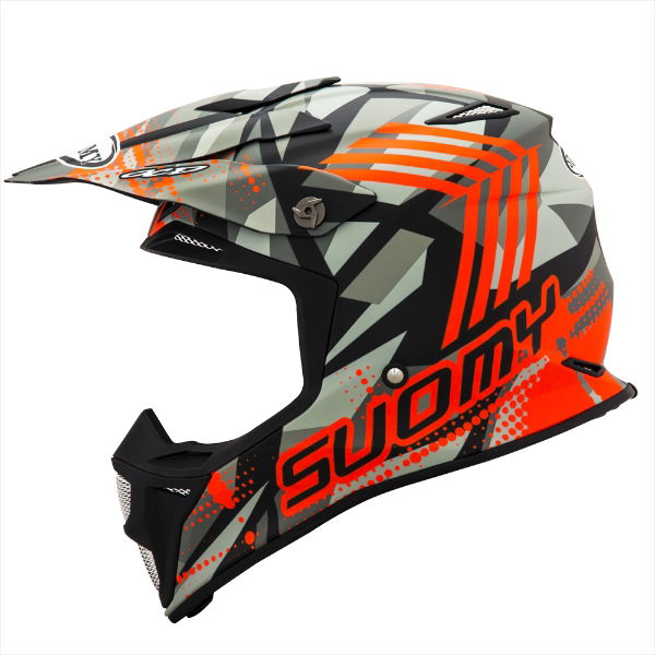 MX SPEED - SERGEANT - MATT GREY ORANGE FLUO (2) copy