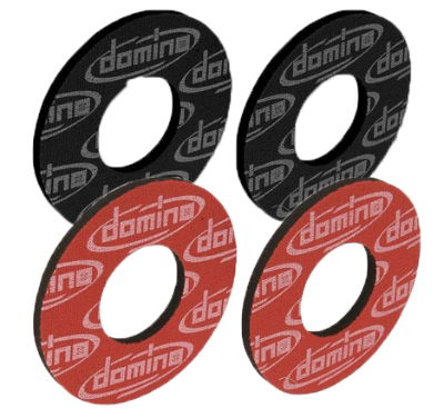 Domino Grip Pads - Doughnuts - Pair - Black or Red