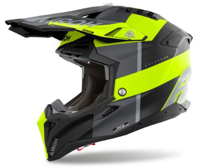 Airoh Aviator 3 Monach Yellow Matt MX Helmet