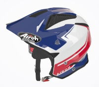 Airoh TRRS Keen Blue/Red Gloss Trials Helmet