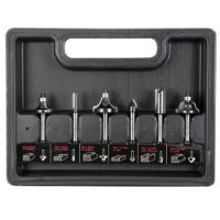 TREND 6 PIECE ROUTER STARTER SET 1/4" SHANK