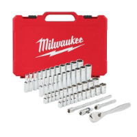 MILWAUKEE 1/4" RATCHET & SOCKET SET - 50pc