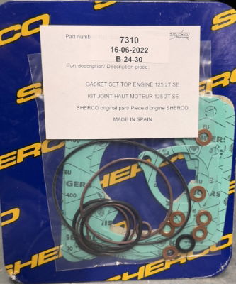 SHERCO TOP END GASKET KIT 125 SE