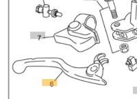 SHERCO 2012 F/BRAKE BLADE - 2.5/3.0 END