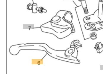 SHERCO 2012 F/BRAKE BLADE - 2.5/3.0 END