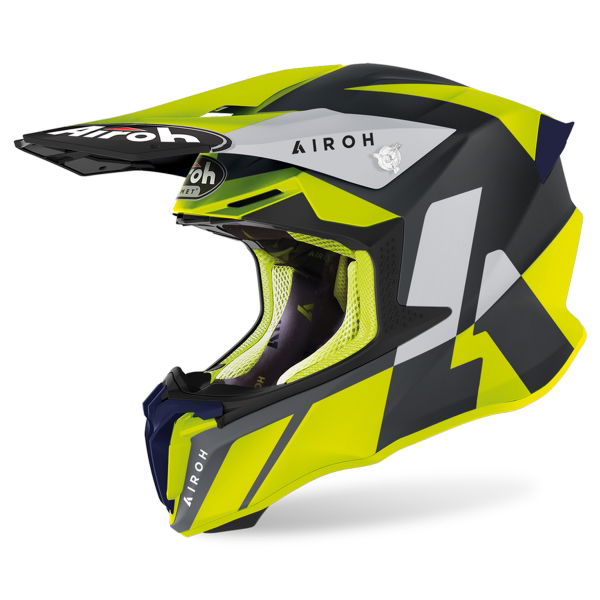 Airoh Twist 2.0 Lift Matt Yellow MX Helmet