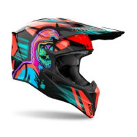 Airoh Wraaap Cyber Orange Gloss MX Helmet