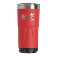 MILWAUKEE 591ml RED PACKOUT TUMBLER