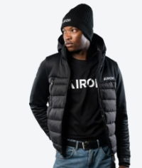 Airoh Black Winter Jacket