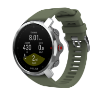 Polar Grit X Watch - Silver/Green