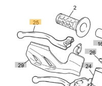 SHERCO FRONT BRAKE LEVER - END 250/510