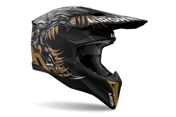 Wraaap Cyborg Matt MX Helmet