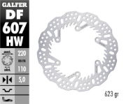 GALFER DF607HW 220x5mm SHARK REAR DISC