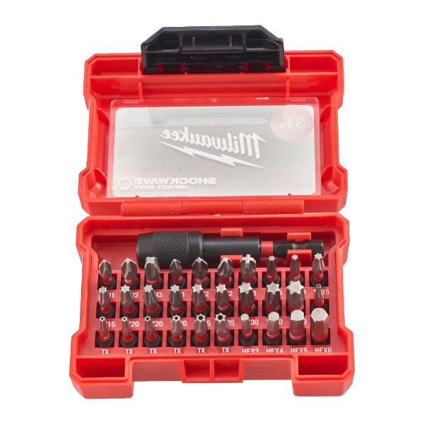 MILWAUKEE 31pc ShW. SCREW DRIVER BIT SET