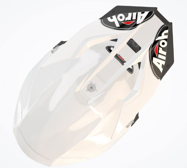 Airoh Twist 2.0 Color White Gloss MX Helmet