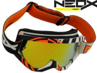 NEOX CIRCLE ORANGE MX GOGGLES