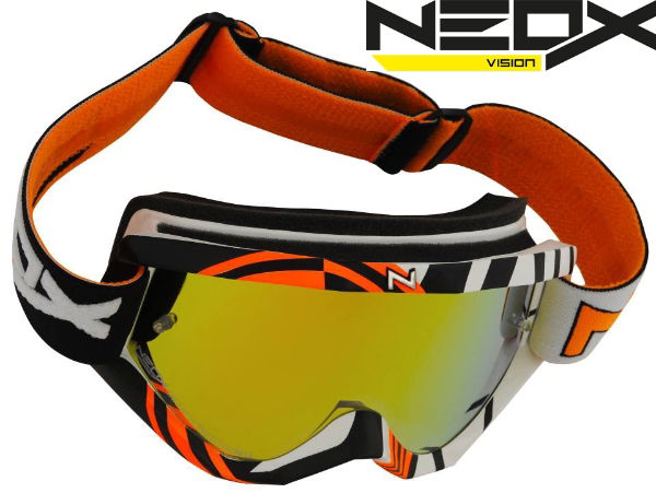 NEOX CIRCLE ORANGE MX GOGGLES