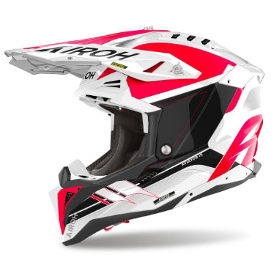 Airoh Aviator 3 Saber Red Gloss MX Helmet 22:06